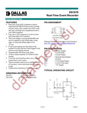 DS1678S/T&R datasheet  